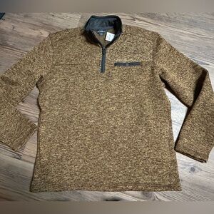 Eddie Bauer Men's Quarter Zip Sweater Medium New